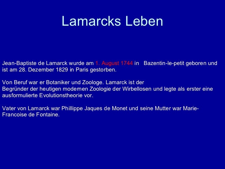Реферат: Lamarck Реферат: Lamarck